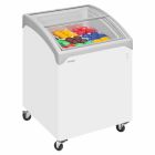 Tefcold NIC100B Curved Glass Lid Chest Freezer