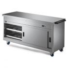 Lincat P6P5 Mobile Plain Top Hot Cupboard