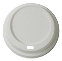 10/12/16oz White Dome Sip Lids (x 1000)